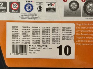 Cadenas para nieve IDEAL ABS 9mm