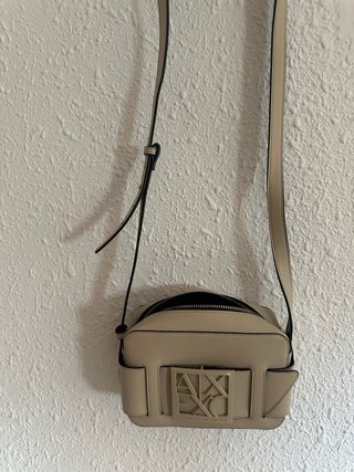 Bolso Armani Exchange Beige y Dorado