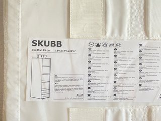Organizador Colgante SKUBB IKEA Blanco