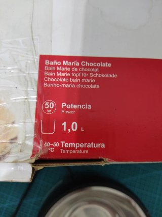 Holla eléctrica baño maría especial para chocolate