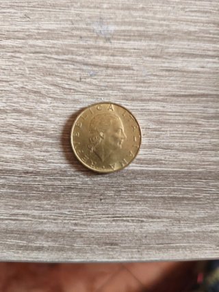 Moneda 200 Liras 1998 Numismática