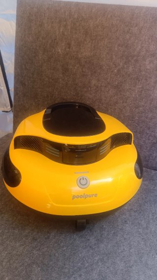 Robot Limpiafondos POOLPURE Batería Amarillo