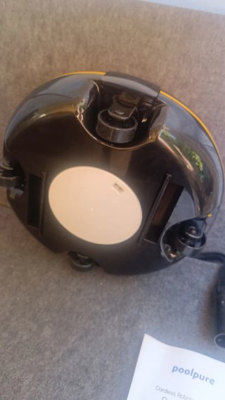 Robot Limpiafondos POOLPURE Batería Amarillo