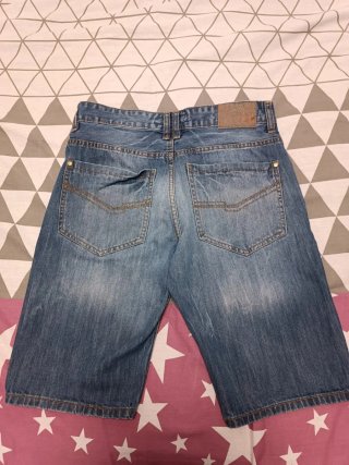 Bermuda vaquera hombre