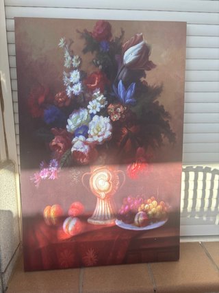 Cuadro Decorativo Flores y Frutas