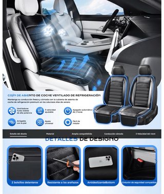 NUEVO! (96€) Cojín asiento coche ventilado
