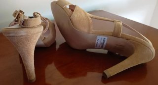 Sandalias Daniela Shoes Ante Miel Talla 40
