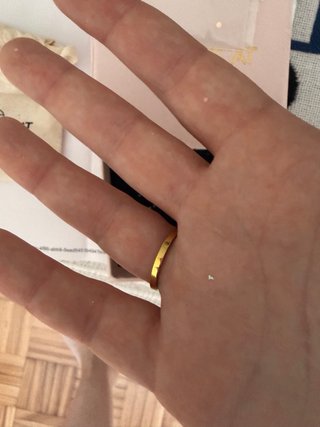 Anillo Goldencat Flores Acero Dorado