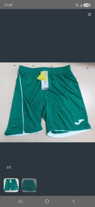 Pantalón corto Joma verde Tallas S y M