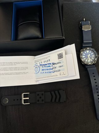 Seiko Samurai Black Save the Ocean Ed Limitada