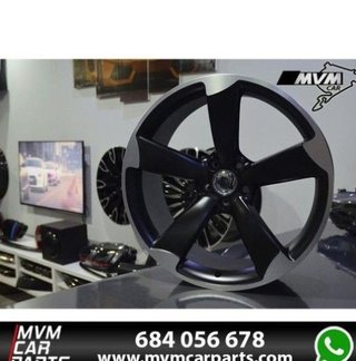 Llantas AUDI A3 A4 Q3 Negra Mate AU040