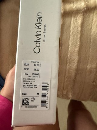 Calvin Klein Slip Talla M marino