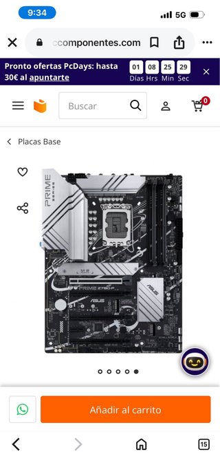 Placa Base ASUS PRIME Z790-P DDR5