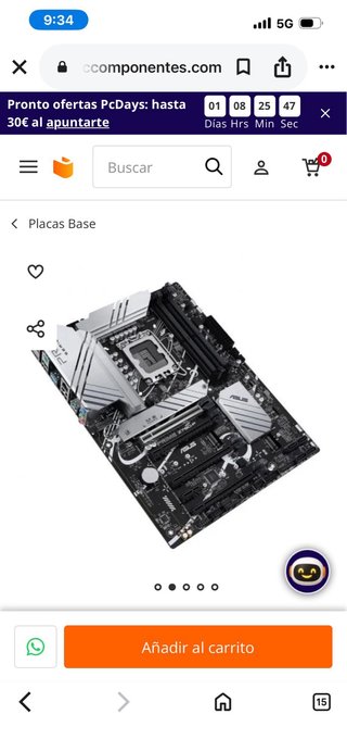 Placa Base ASUS PRIME Z790-P DDR5