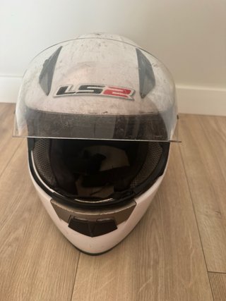 Casco Integral LS2 Blanco Talla M