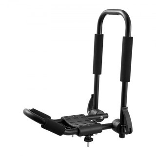 Portaequipajes para Kayak 1 Par J-Bar, Portaequipajes Suave Plegable Rápido, Montaje Superior con Amarre, Transportador para kayak, Tabla de Surf, Canoa, SUP, Tabla de Esquí, Montaje en Coche, SUV...