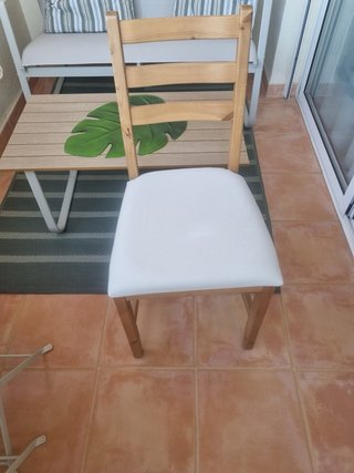 Set 4 Sillas Madera
