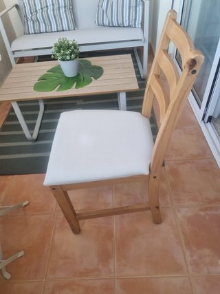 Set 4 Sillas Madera
