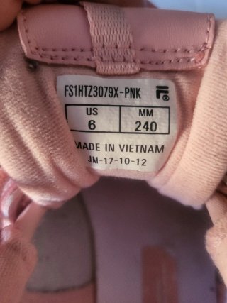 Zapatillas Fila Rosas