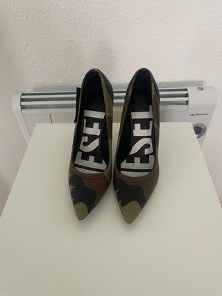 Zapatos de tacón Diesel camuflaje