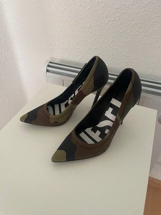 Zapatos de tacón Diesel camuflaje