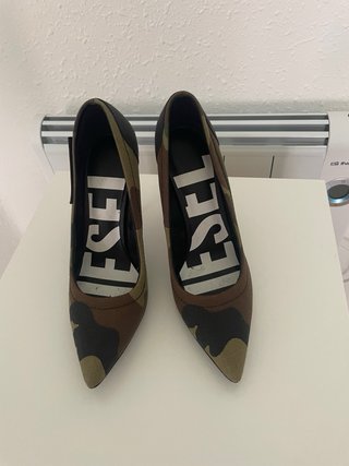Zapatos de tacón Diesel camuflaje