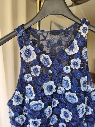 Vestido de fiesta con pedrería