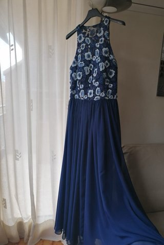 Vestido de fiesta con pedrería