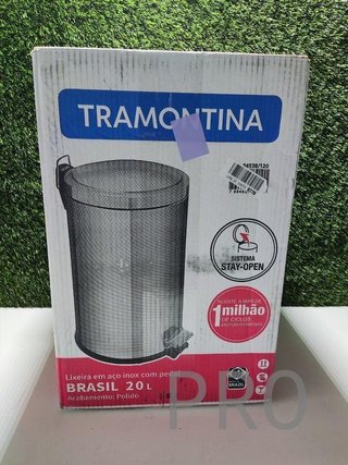 Cubo de basura para cocina de 20 litros con pedal