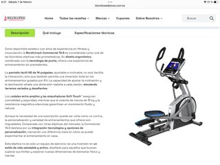 Bicicleta Elíptica Nordictrack Commercial 14.9