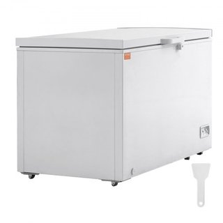 Congelador Horizontal, 12.8 pies cúbicos / 345 L Gran Congelador Profundo & 4 Cestas Extraíbles, Congeladores Comerciales de Puerta Superior Independientes con Tapa con Cerradura, Temperatura Ajus...