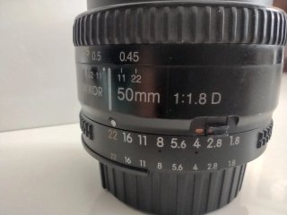 Objetivo Nikon AF NIKKOR 50mm 1:1.8D