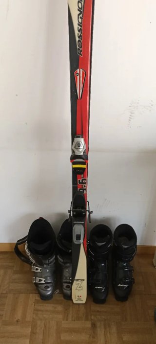 Esquís Rossignol y Botas de Esquí