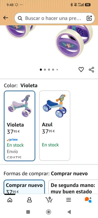Bici de aprendizaje Stitch