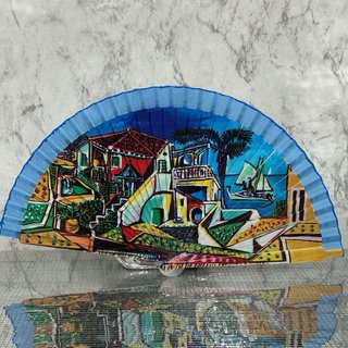 Abanico Madera Picasso Multicolor