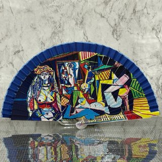 Abanico Madera Picasso Multicolor