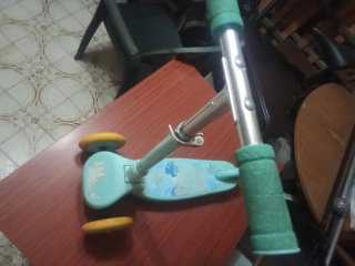 Patinete infantil 3 ruedas azul