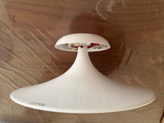 Lámpara diseño Libia cristal blanco