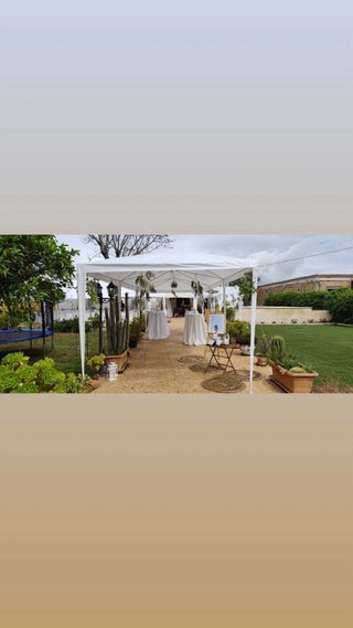 Carpa desmontable blanca