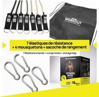 Kit Bande di Resistenza Mr.WORKOUT 125Kg