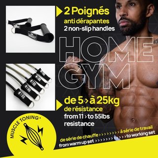 Kit Bande di Resistenza Mr.WORKOUT 125Kg
