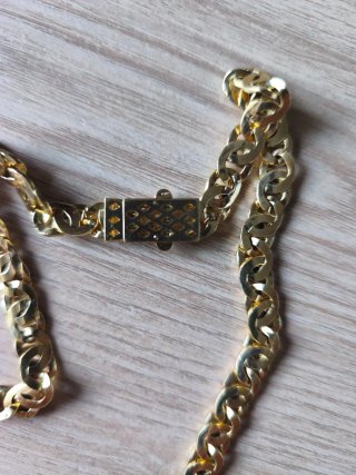 Cadena Oro 18k Ojo de Tigre