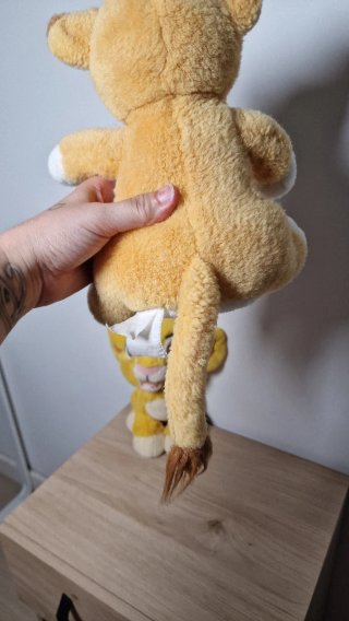 Lote 3 peluches Simba