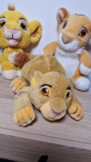 Lote 3 peluches Simba