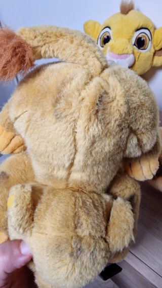 Lote 3 peluches Simba