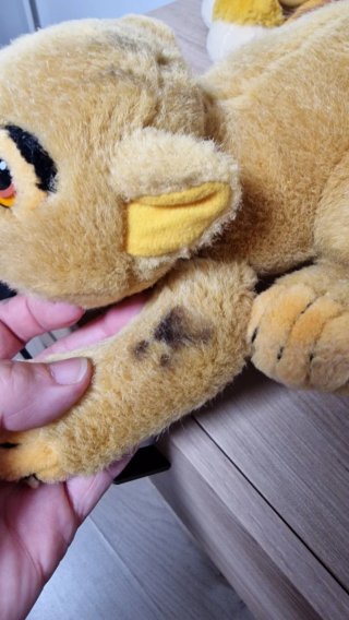 Lote 3 peluches Simba