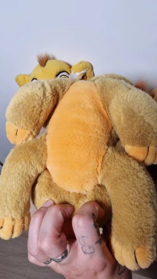 Lote 3 peluches Simba