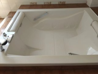 Bañera 2 plazas con grifo cascada