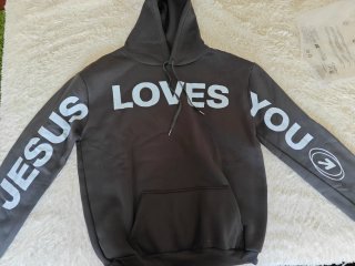 3 Sudaderas "Jesus Loves You" Talla Única