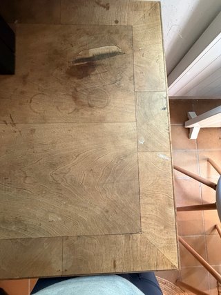 Mesa escritorio madera antigua